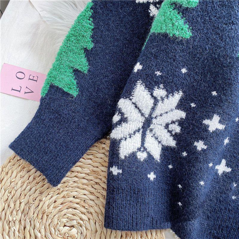 Pullover Damen Locker Oberbekleidung Herbst und Winter Tide Marke Neu Damen und Herren Allround-Casual Lazy Strickpullover