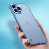 Coque de téléphone à cadre métallique Pour iPhone 17 11 12 13 14 15 16 Pro Max Alliage d'aluminium Protection Complète de l'Objectif Coque Arrière Métallique Plaqué Pour iPhone 13 mini