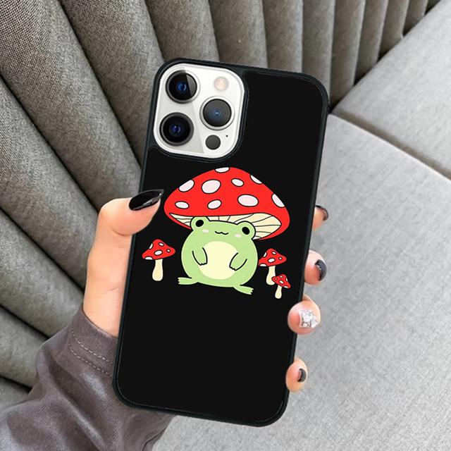 Cute Kawaii Frog Phone Case For iPhone 17 Air 16 15 14 plus 12 13 Pro max Soft Bumper Shell Cover coque