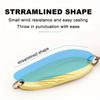 16-Piece Metal Feather Hook Lure Set for Freshwater & Saltwater Fishing - Ideal for Perch, Mandarin Fish, Sea Bass.