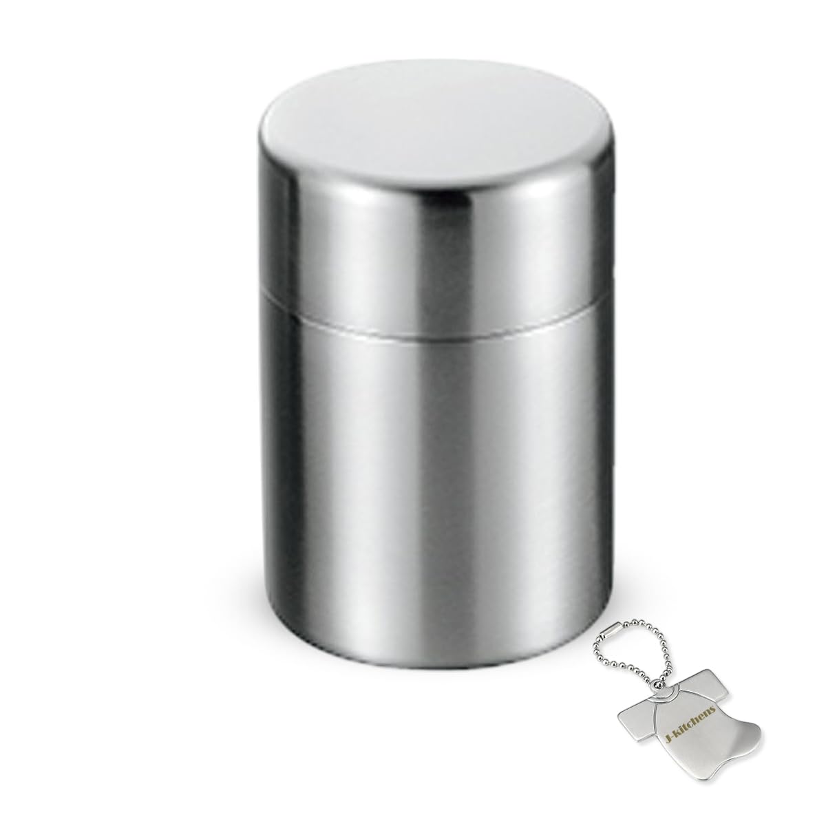 

J-kitchens Harmony Stainless Steel Tea Caddy, Made in Japan, with Original Tag