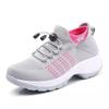 Fashion Women's Walking Shoes Fashion Sock Sneakers Mesh Breathe Comfortable Nursing Trainers Casual Platform Loafers Non-Slip Elevator