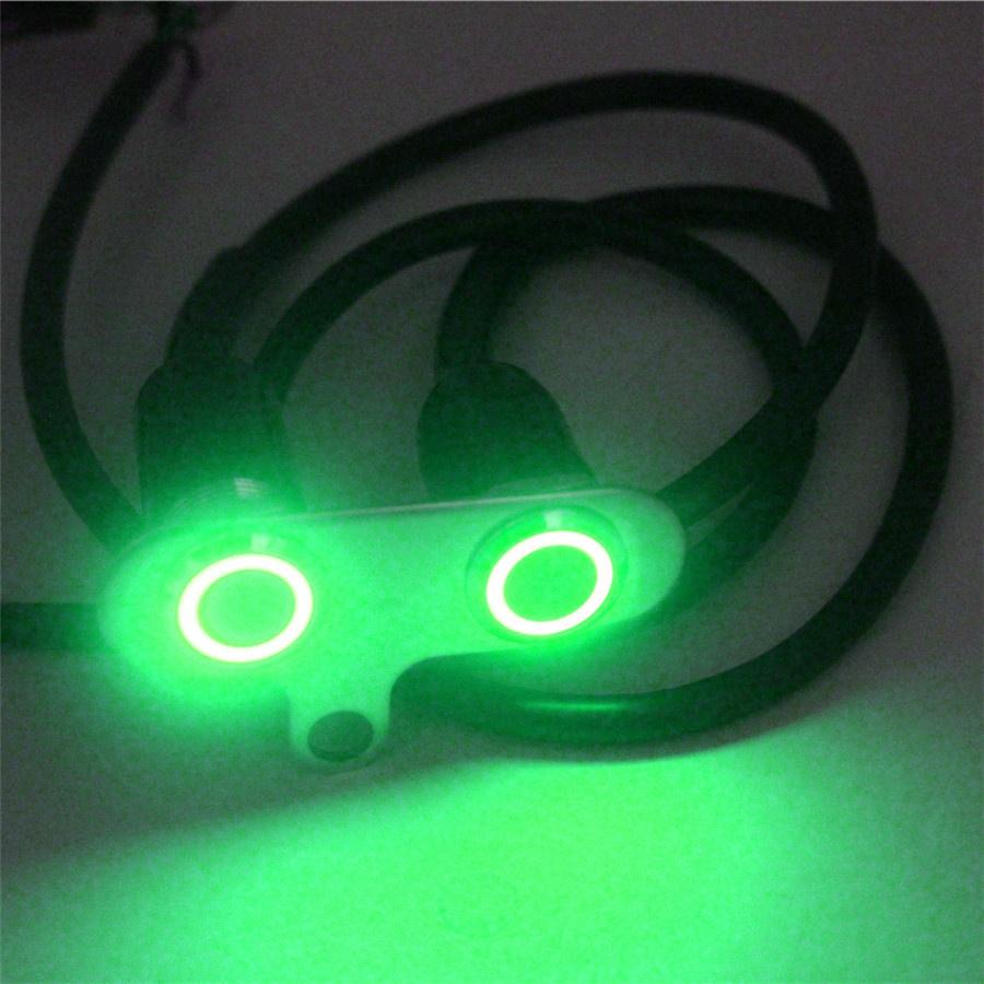 Motorcycle Handlebar Switch Self-return Reset Switch Button CNC Aluminum Alloy