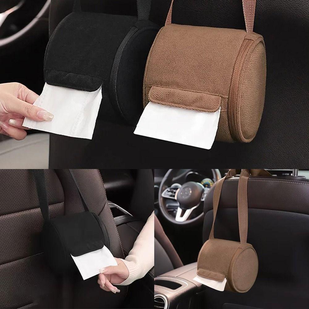 

Hanging Hanging Tissue Bag Adjustable Roll Paper Dispenser Soft Toilet Paper Cover Home кавовий