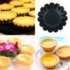 Culturaltu Egg Tart Pans, Mini Tart Pans, Set of 12 Muffin Cake Pans, Steel Mini Pie Pans, Muffin Baking Cups, Cupcake and Cookie Pans with Lined Pans