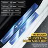 4PC Car Threshold Protector Transparent Decorative Badge Sticker For Astra Insignia Corsa Zafira Meriva Mokka Vivaro Vectra