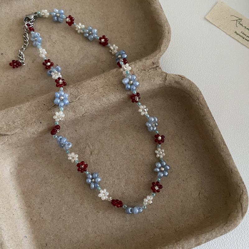 Colorful Summer Acrylic Bead Necklace – Simple, Fashionable, High-End Clavicle Jewelry