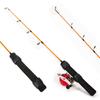 Portable Spinning Carbon Retractable Reels Ice Fishing Rods Pen Pole