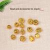 Vintage Gold Spacer Beads for DIY Bracelets & Necklaces – High-Grade Crystal Accessories with Strong Color Protection