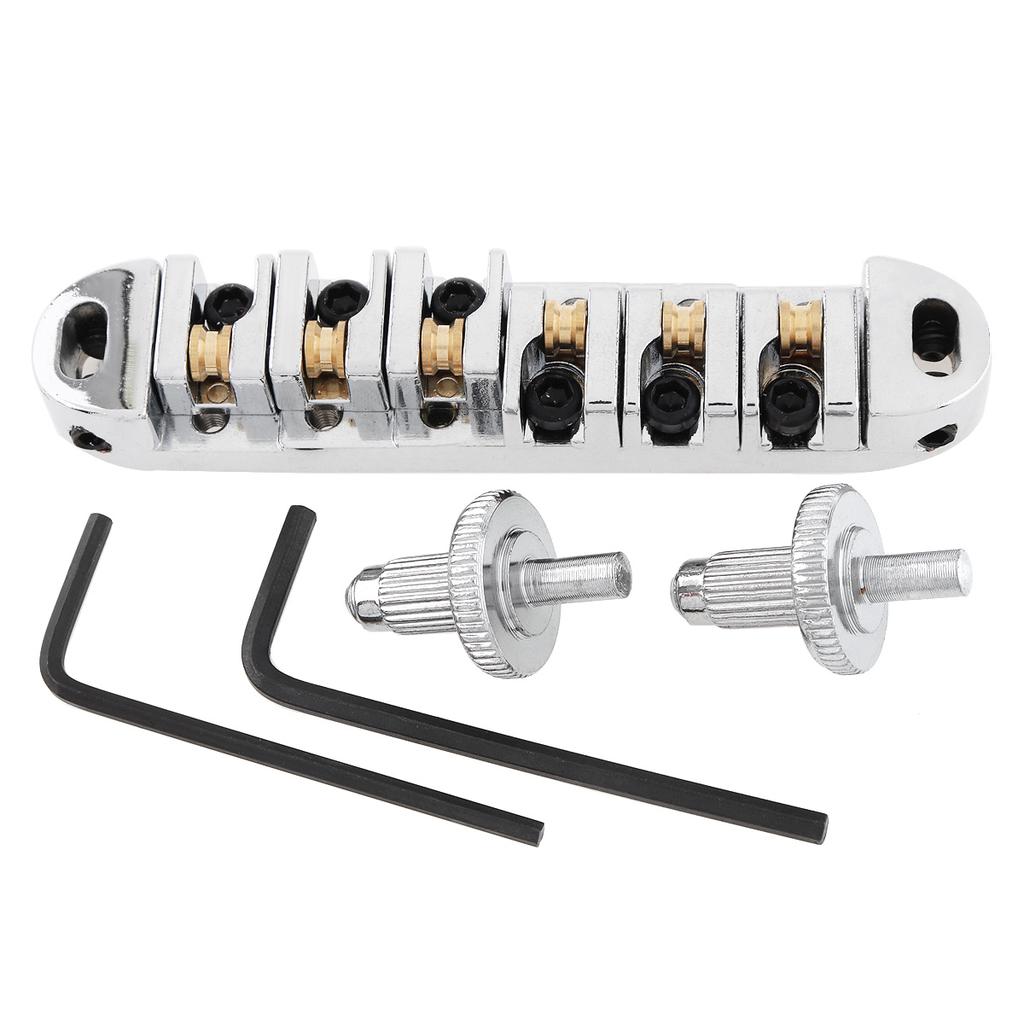 Buy Electric Guitar Roller Bridge Locking TuneOMatic Tailpiece for LP