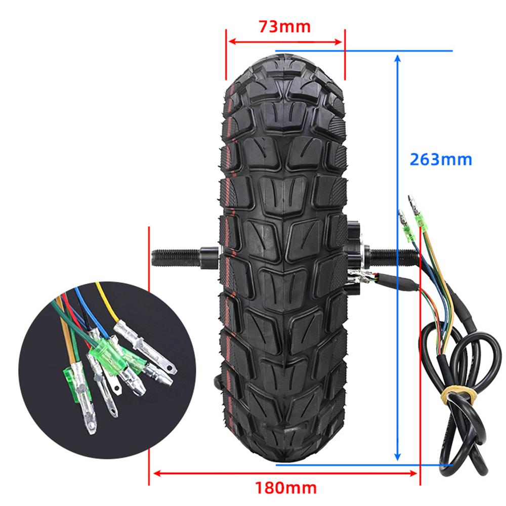 Замена двигателя 48 В 500 Вт для электрического скутера Kugoo M4/M4PRO, 10-дюймовая надувная шина, заднее колесо
