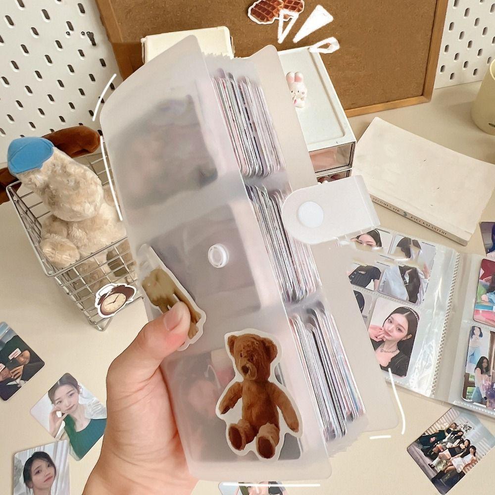 3/4/5/6/7inch Photo Album Plastic Star Card Holder Practical Card Collection Album For Photos