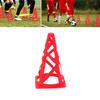 10Pcs 23cm Football Traffic Marker Cones Set for Basketball, Indoor Outdoor Game