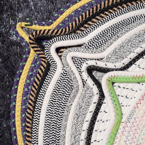 Natural Cotton Rope Cat Scratch Pad Easy To Clean Multi-Functional Indoor Pet Scratching Pad Wall Furniture Protector