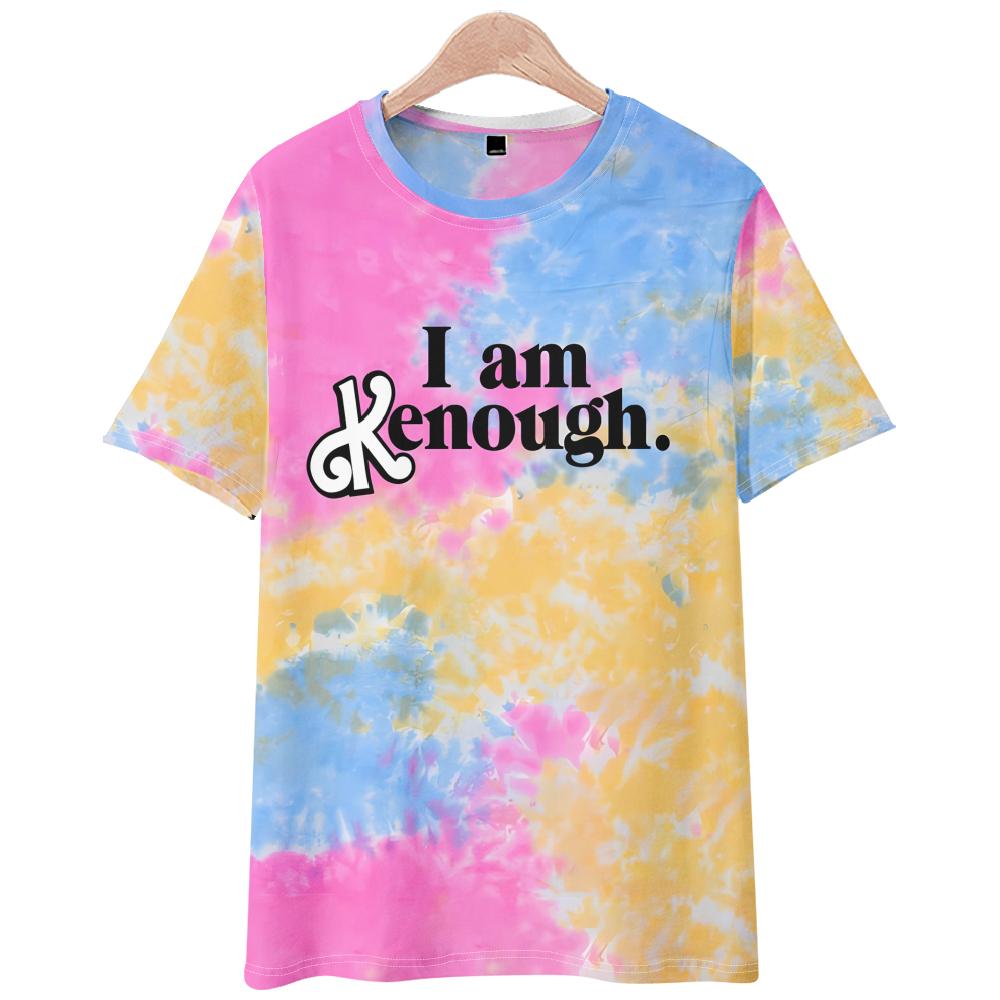 Summer for Fans of Movie I Am Kenough Women/Men's Casual I Am Kenough Printed Short Sleeve T-shirts