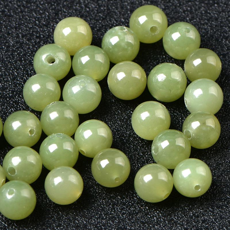 Hetian Chalcedon Qingbai Jade Perlen für DIY Schmuckzubehör