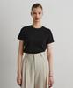 Aheule Cotton Roll-Up T-Shirt_Black