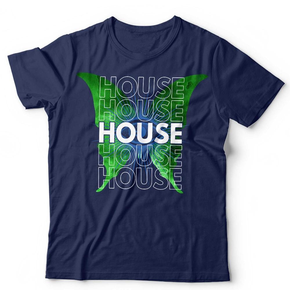 House Music Butterfly T Shirt Unisex Kids Graphic Rave Festival DJ Tee EDM S