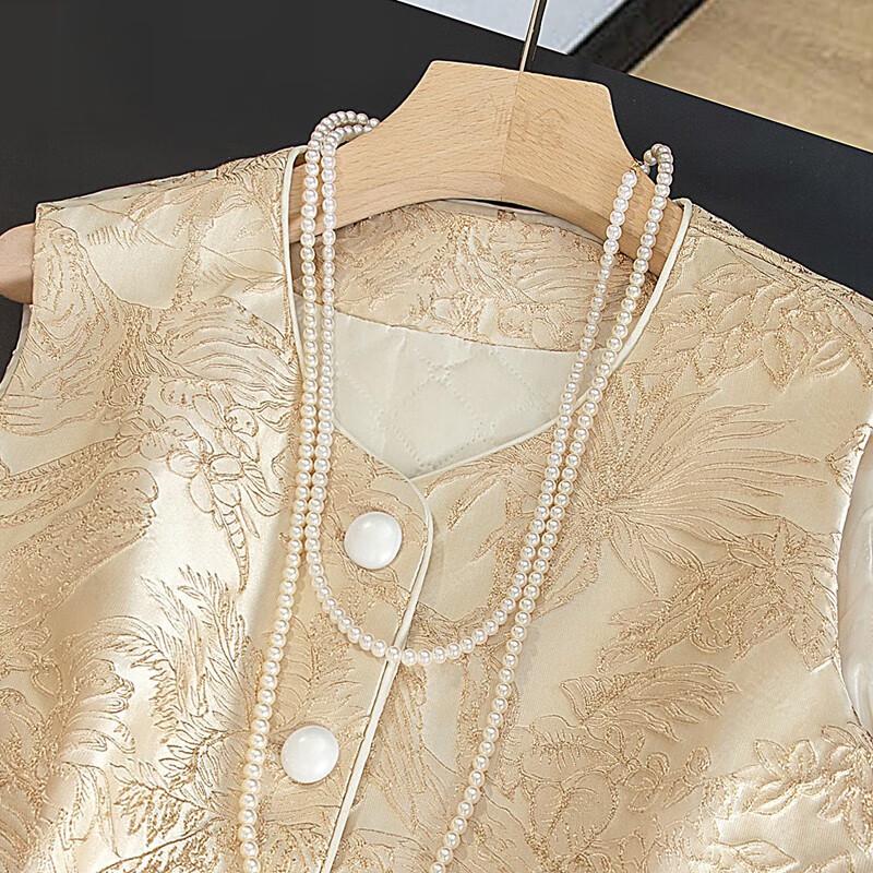 Women's New Chinese Style Embroidered Cotton Vest