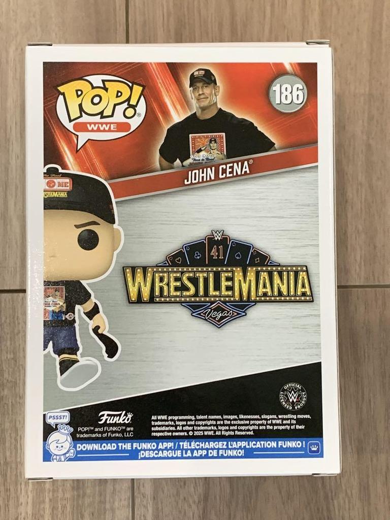 [USED] Exclusive WWE Funko John Cena Wrestlemania 41