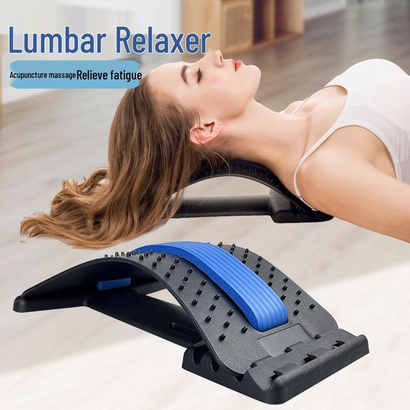Advanced Lumbar & Neck Massager with Acupuncture Back Support