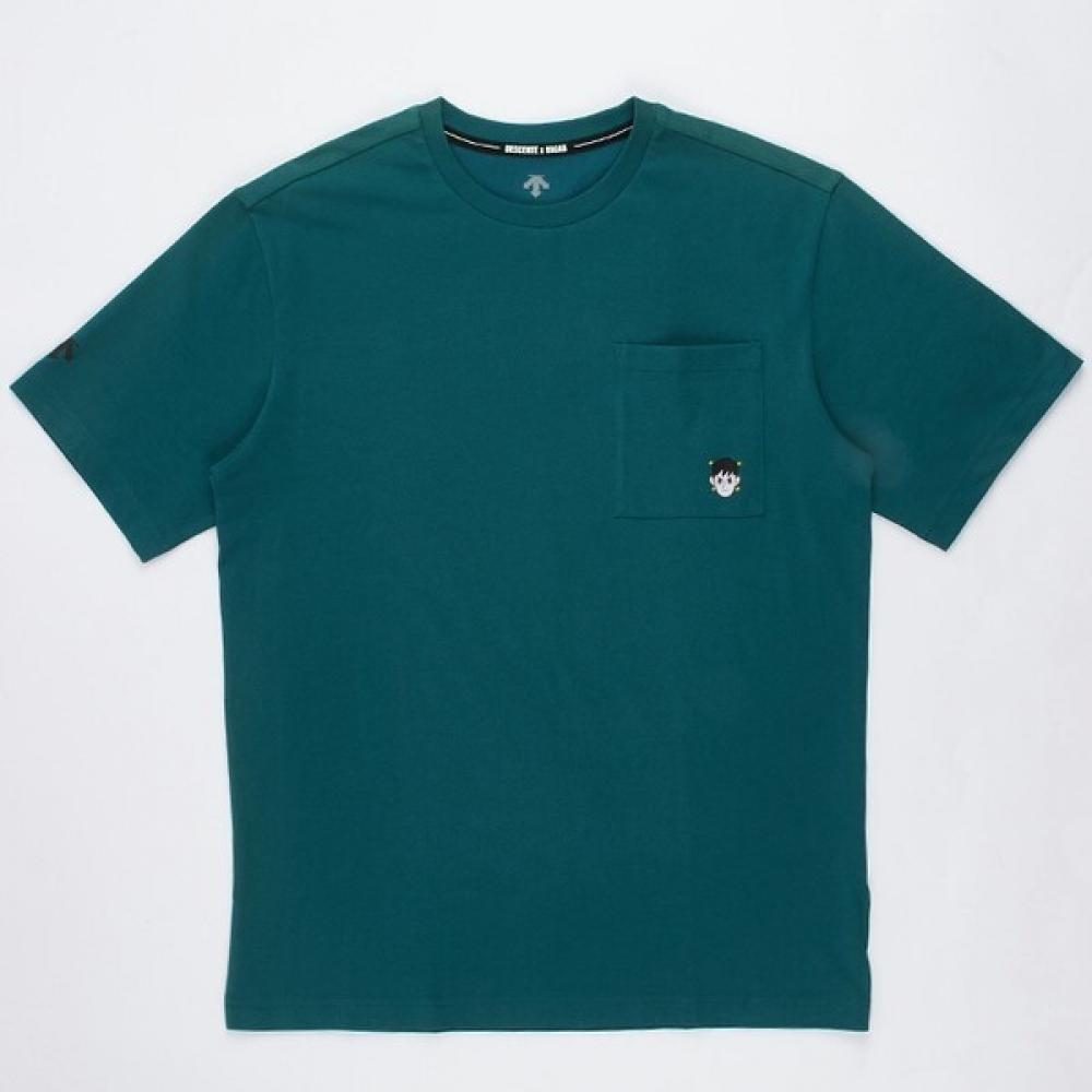 

Футболка DescenT Half Club Common Graphic Cool из хлопка с коротким рукавом, зеленая sp223eTs62 green/95
