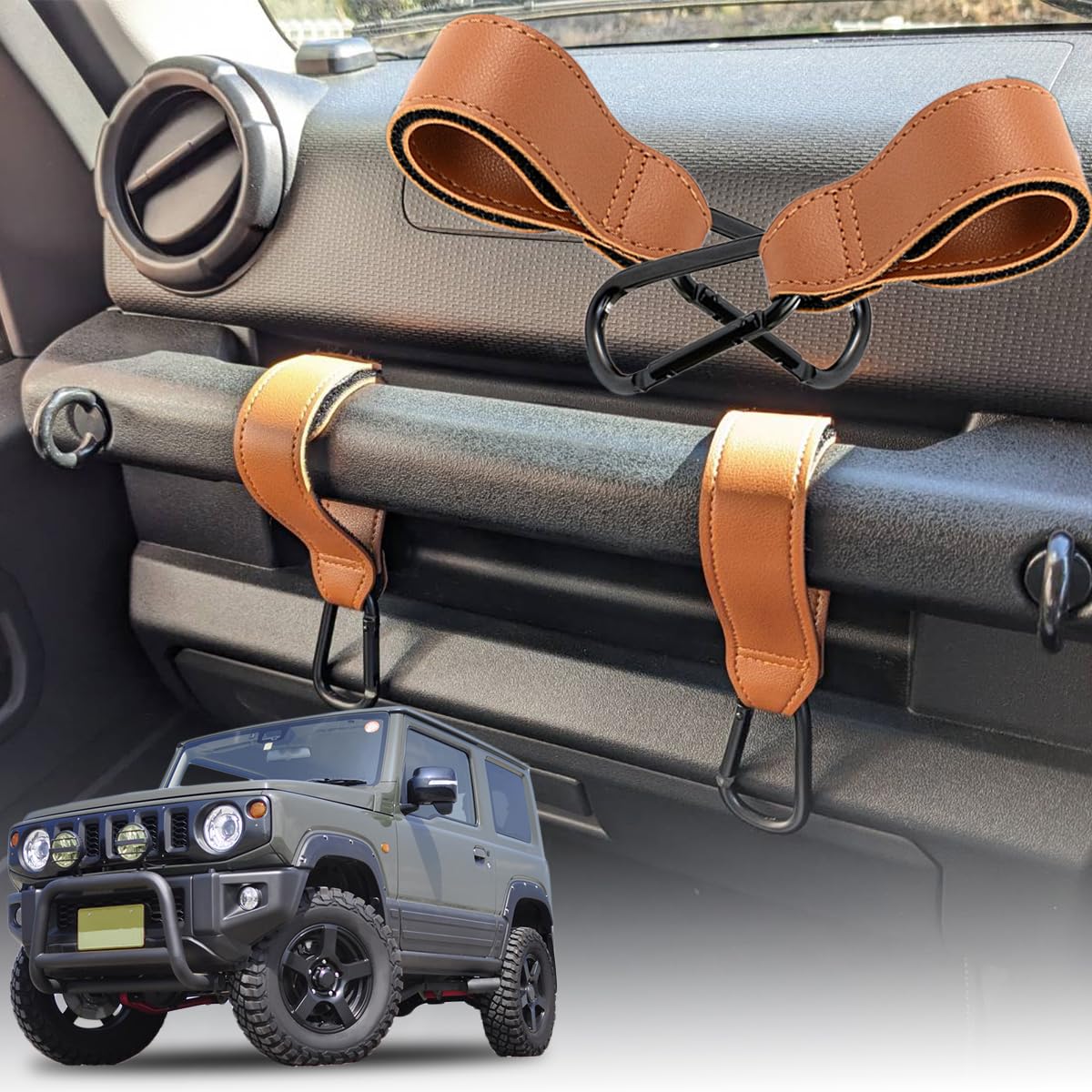 

BLOOM SPIRITS Jimny JB64 JB74 Car Storage Hook Assist Grip