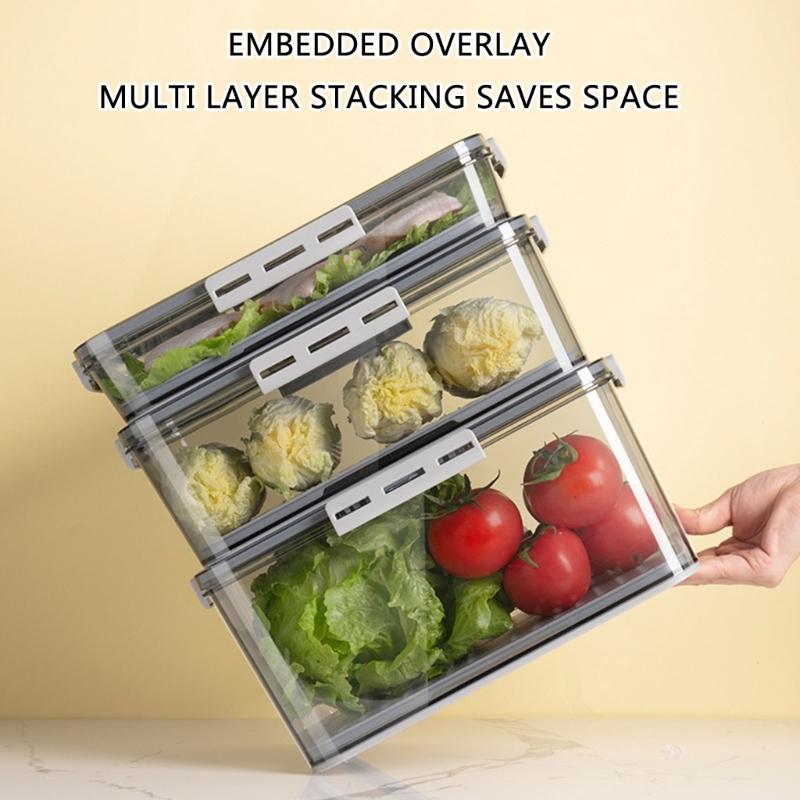 Airtight Bread Storage Container Countertop Bread Saver with Snap Lid and Time Setting for Freshness Management