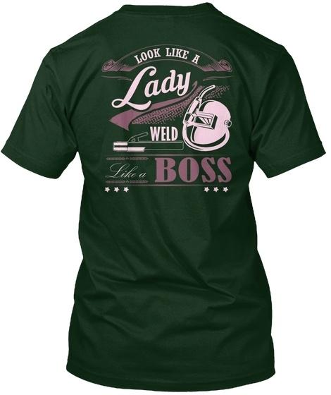 

Стандартная футболка унисекс Welder Look Like A Lady Weld Boss S