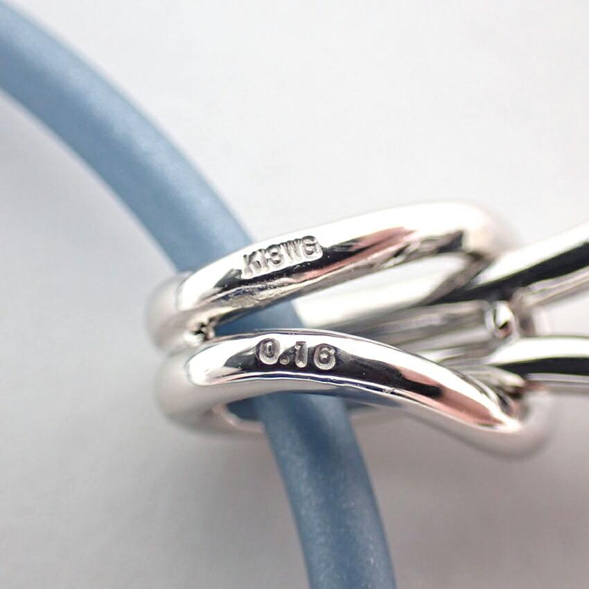 [Used] K18/Rubber Diamond/0.16ct Pendant/Necklace/g524-21