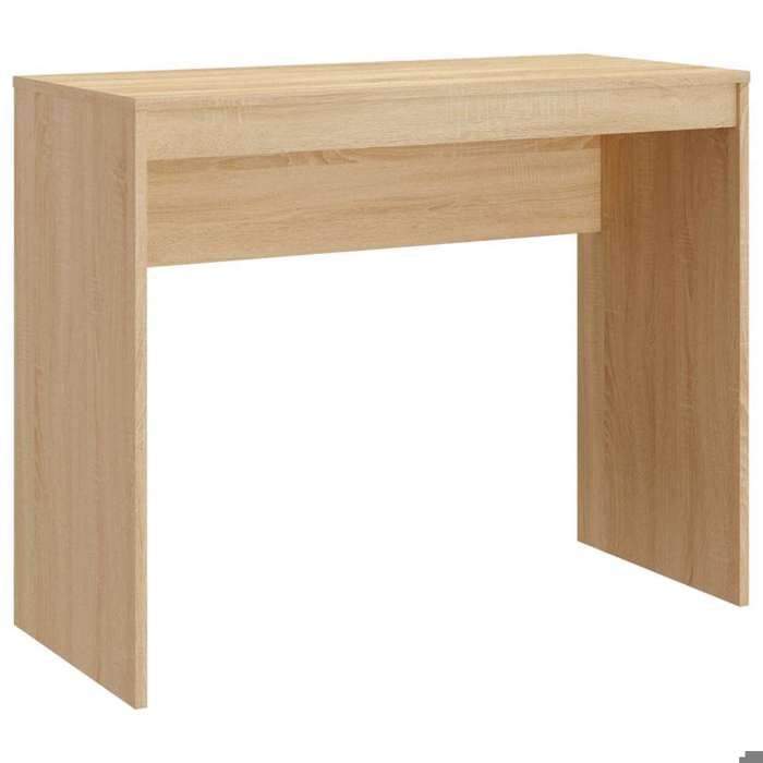 Bureau - EXCLUSIEF HUIS - 90 x 40 x 72 cm - Technisch hout - Sonoma eiken - Robuust, gemakkelijk schoon te maken