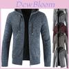 Warm And Cozy Men's Sweater Hoodie With Zipper Front And Soft Lined Pockets