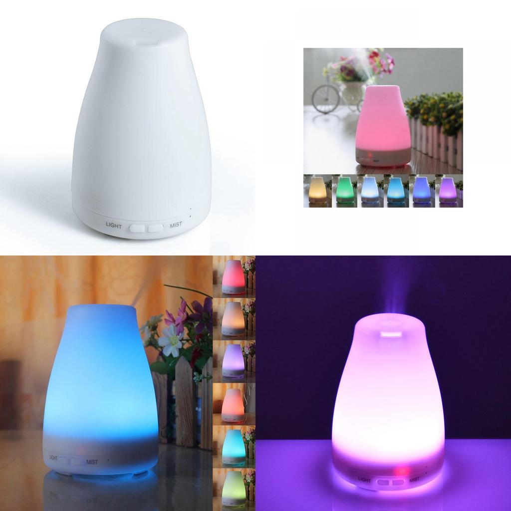 Stylish Led Ultrasonic Humidifier Air Purifier Essential Oil Aroma Diffuser For Relaxing Aromatherapy