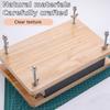 Handmade Paper Press for Bookbinding Wood Book Press Tool for DIY Crafts Handmade Paper Press Office Notebook Making Part
