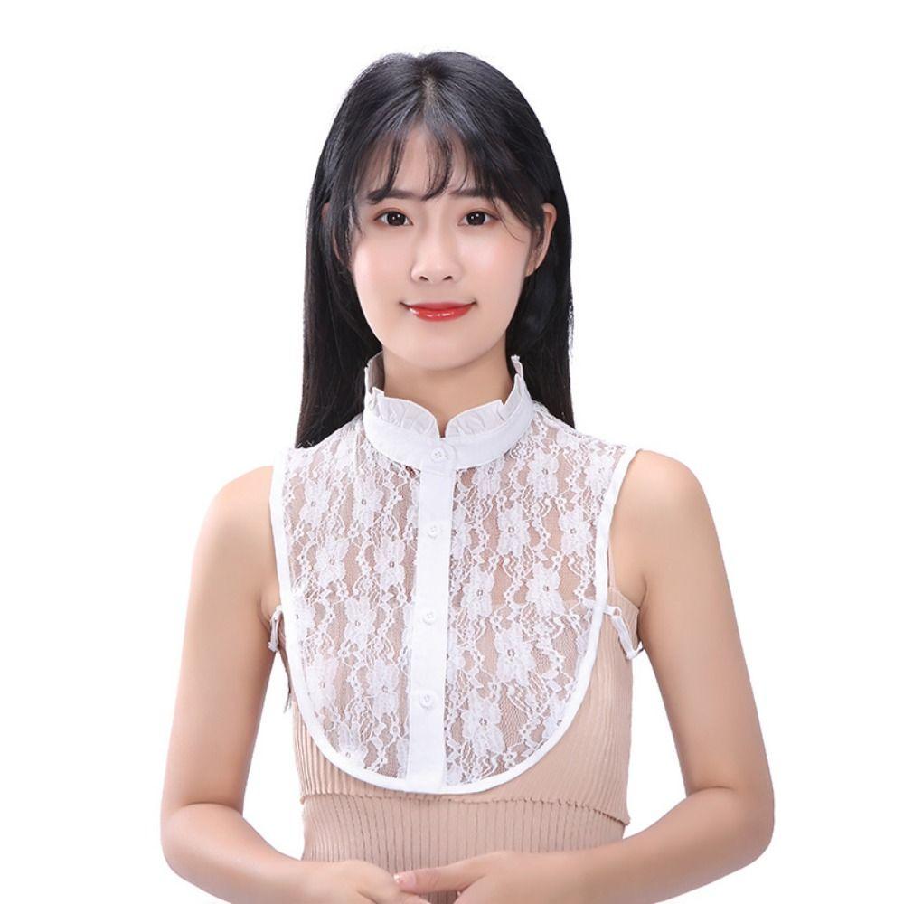 Multifunctional Lace Collar Lace Design Shirt Collar Fashion Detachable Collar  Women's