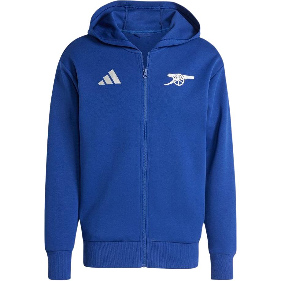 Adidas Arsenal Hooded Zip Letter Long Sleeve Jacket Men jackets Blue IT4083 XL