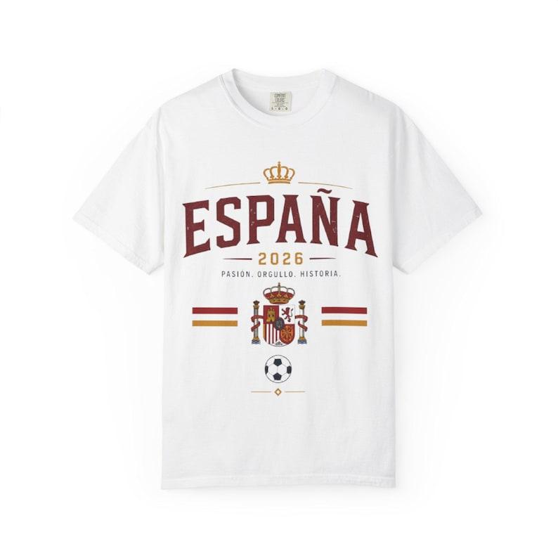Spain 2026 World Cup Football Fan T-Shirt | Unisex Graphic Soccer Tee 2XL