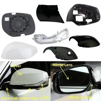 Side Rearview Mirror Lens Cover Frame Lower Shell Base Cap For Infiniti Q50 Q50S Q70 2014- Q60 QX30 16-20