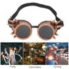 ABS Industrial Vintage Spiked Steampunk Unique Goggles Cycling Glasses Double Layer Windproof Sunglasses
