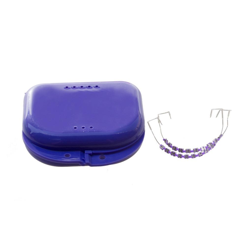 1 Set Colorful Temporary Tooth Decoration with Metal Wires Metal Bracket  Teeth