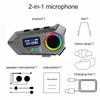 Bluetooth 5.4 Wireless Motorcycle Helmet Headset Hands-free Call Phone Motorcycle Waterproof Earphone Music Player Moto Helmet