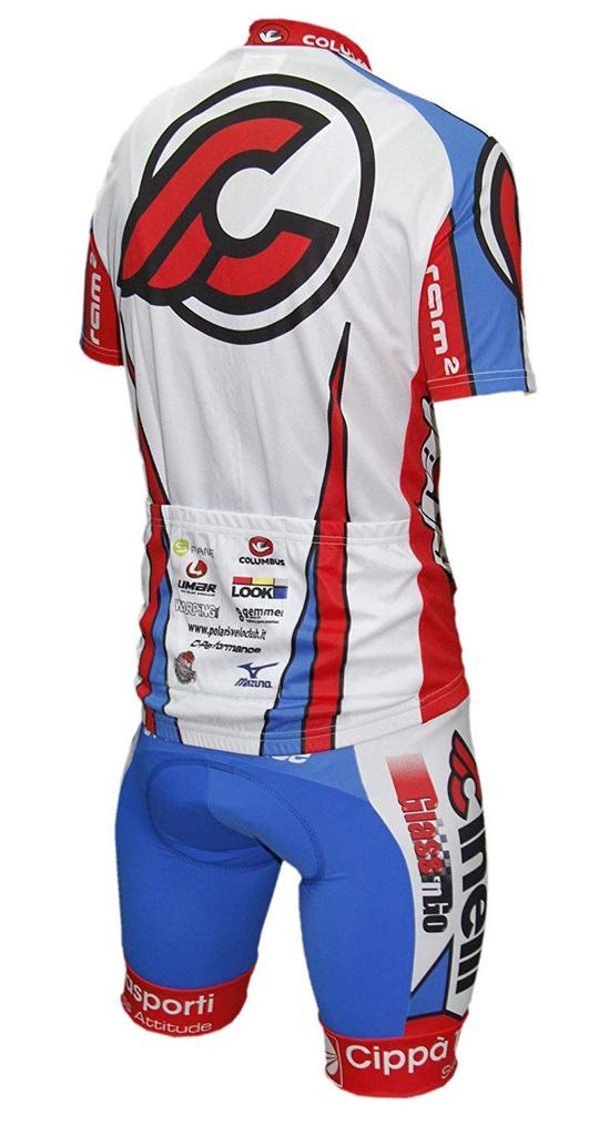 Cinelli Glassn GO Cycling Jersey and Bib Shorts Set for Road Bikes and Size M MTB, (605047200022)