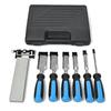 Rikopin Woodworking Chisel Set with Sharpening Stone 38mm Professional Grade Set Sharpening Stone - 6mm, 13mm, 19mm, 25mm, 32mm, - - 6-Piece (with -