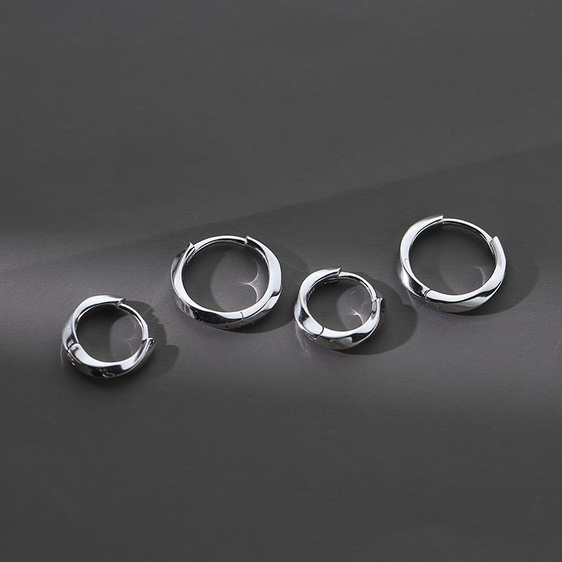 Men's Hip Hop Trend European & American Boys' High-End Stud & Hoop Earrings