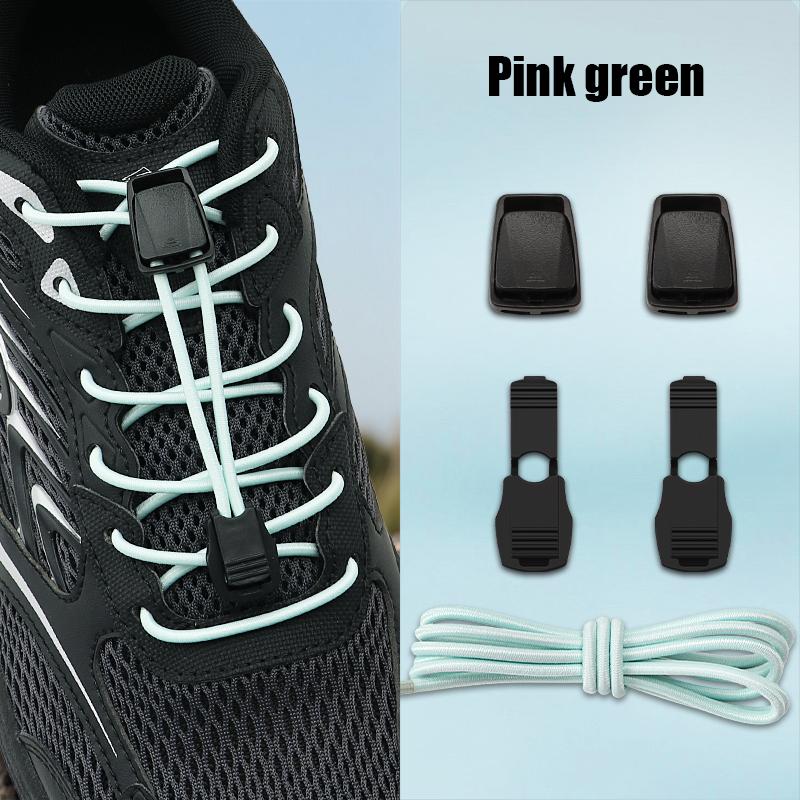 Buckle for Kids & Adults Elastic Laces for Sneakers No-Tie Shoe Lace Fastener Press Spring Lock Shoelace Running Shoes Fix Clips