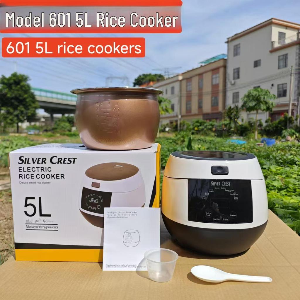 Cross-Border Smart Touch 5L Rice Cooker: Multi-Function, Large Capacity, with Timer