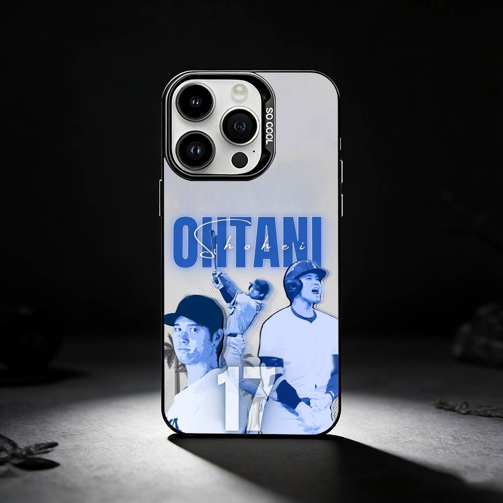 Pitcher S-Shohei Ohtani Phone Case For iPhone 17,16,15,14,13,12,11 Plus,Pro Max,XS,Colored silver phone case