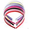 10 Pieces 0.4" Cotton Plastic Alice Band Headband DIY Hairdressing Ornaments - Yellow, As Described