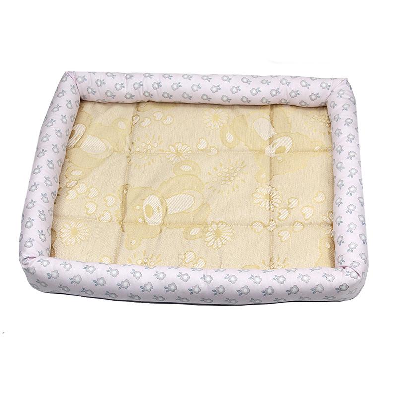 

S-2XL Летний коврик для собак, охлаждающий летний коврик, лежанка для домашних животных, ледяной коврик для сна, гнездо для собак, подушка для кошек, ледяной шелковый прохладный коврик для домашних животных S