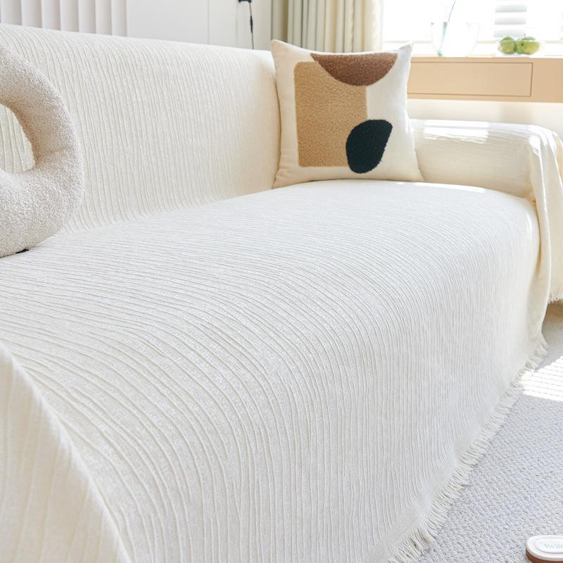 Thicken Chenille Sofa Cover Sofa Blanket Simple Cushion Ins Wind Sand Hair Towel Fashion Lunch Blanket Sofa Towel